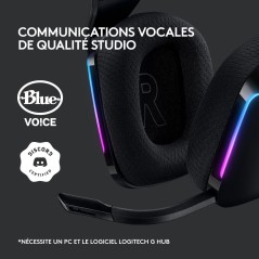 Logitech G G733 LIGHTSPEED Wireless RGB Gaming Headset – Immersive Wireless Audio & Stylish Black Design